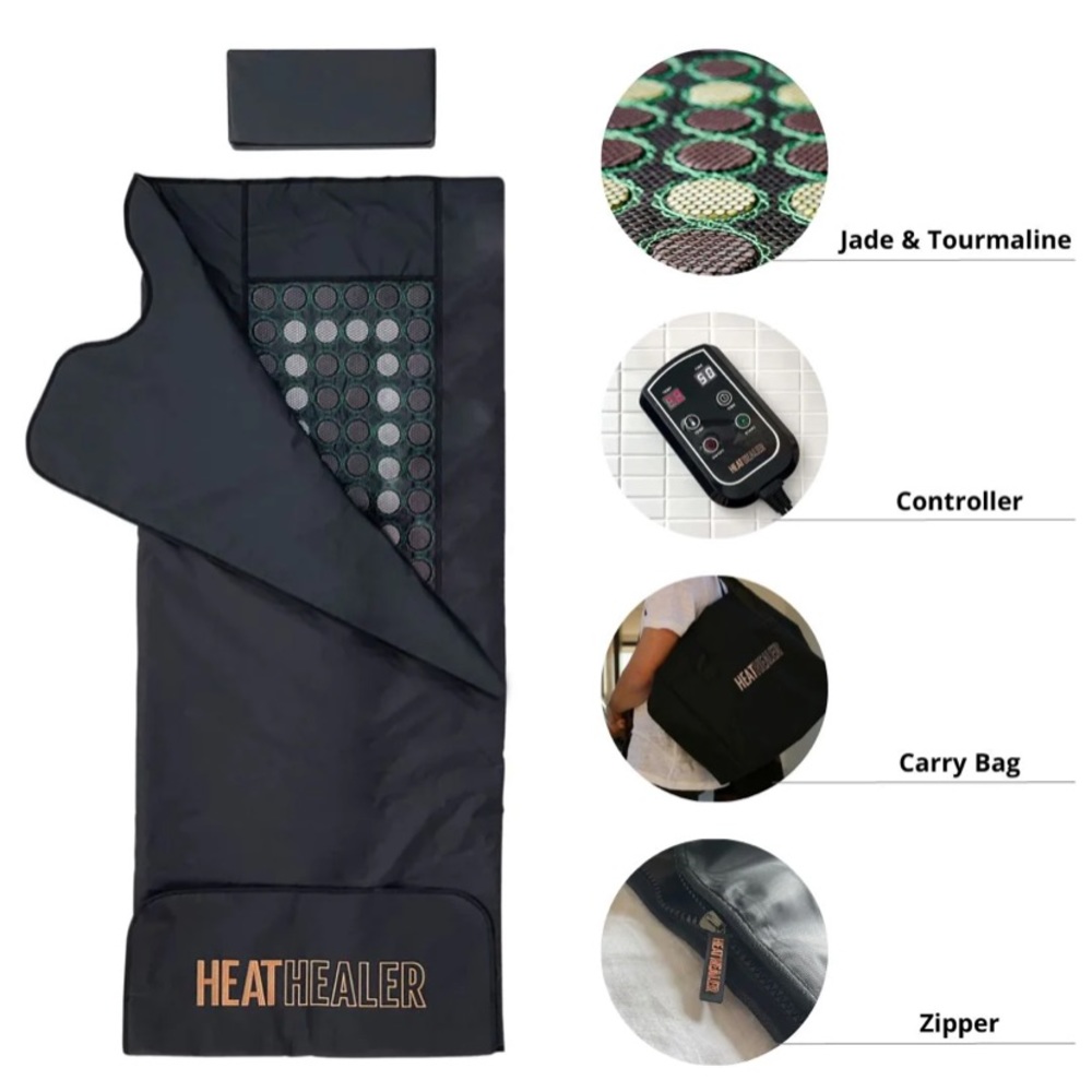 Heat Healer Infrared Sauna Blanket with Pillow